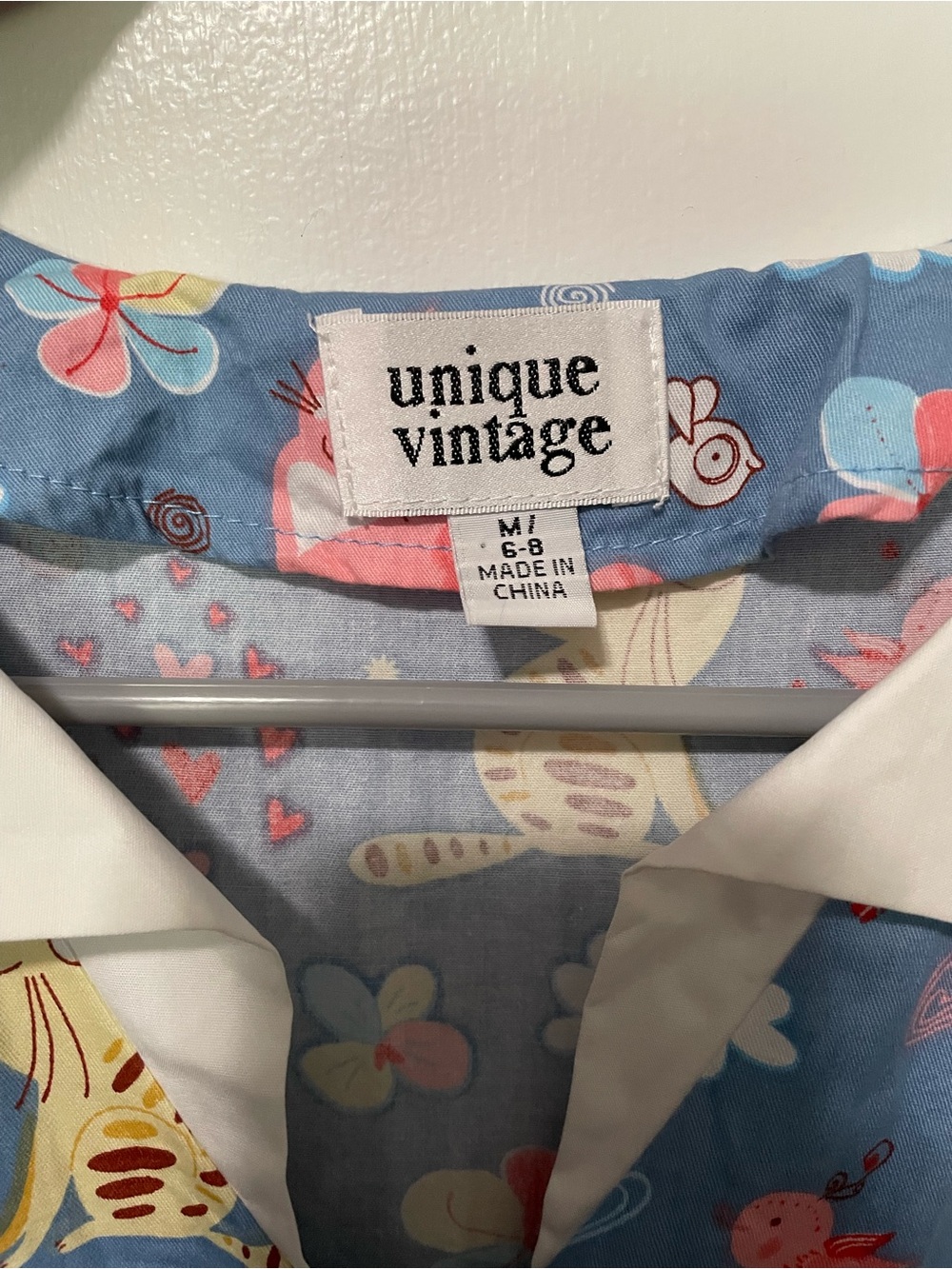 Unique Vintage Hedda Cat Print Swing Dress - Picture 7 of 8